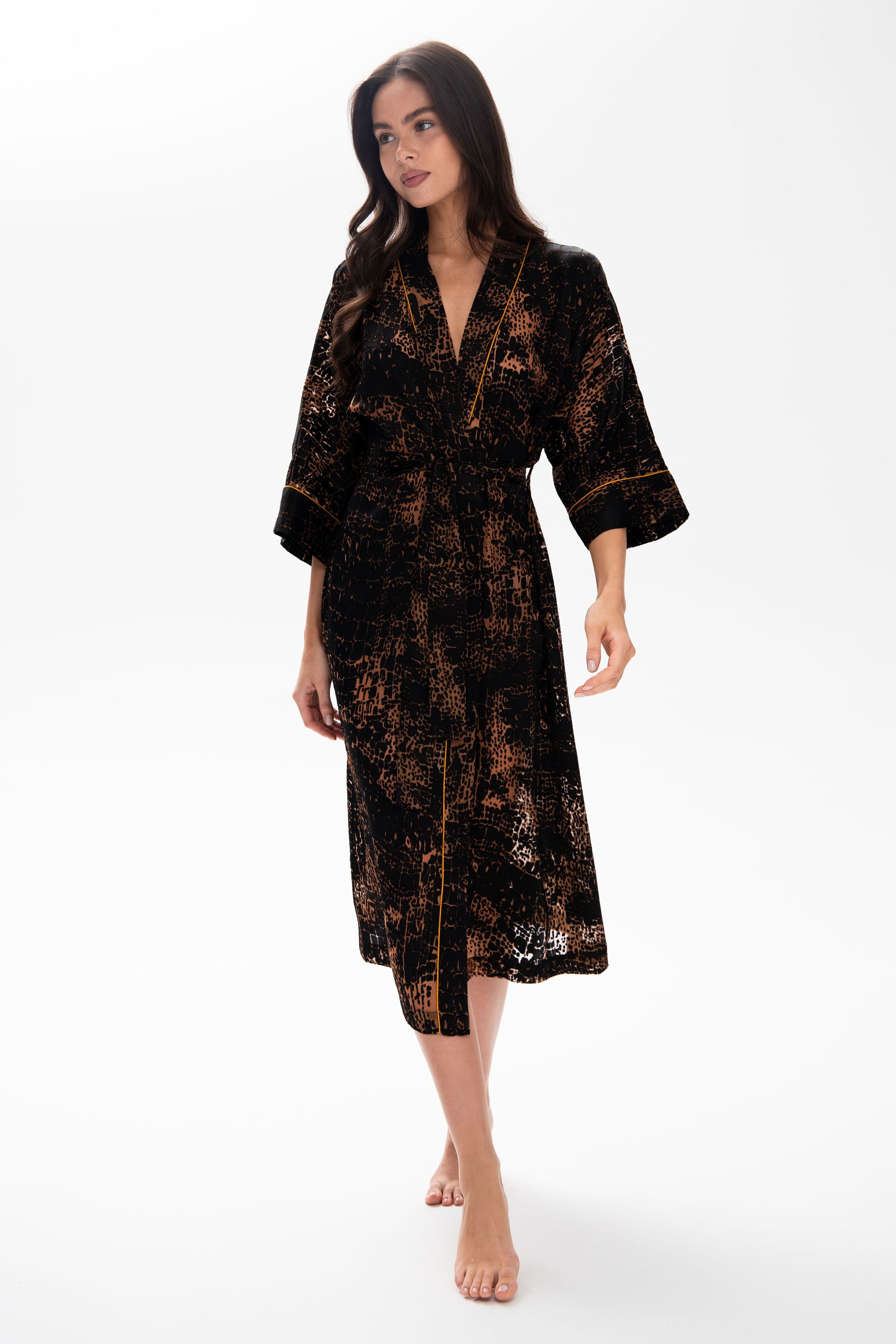 Полупрозрачный халат Савана 25116