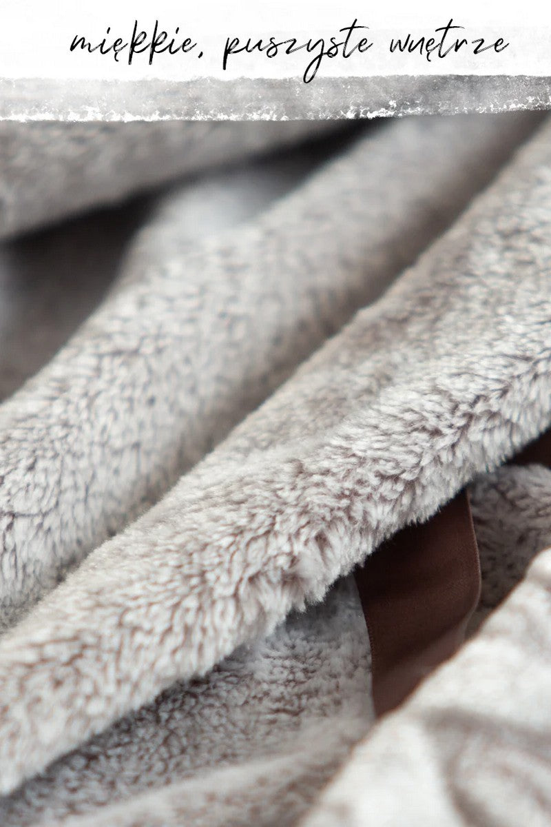 Халат из велсофта LGL 545 beige