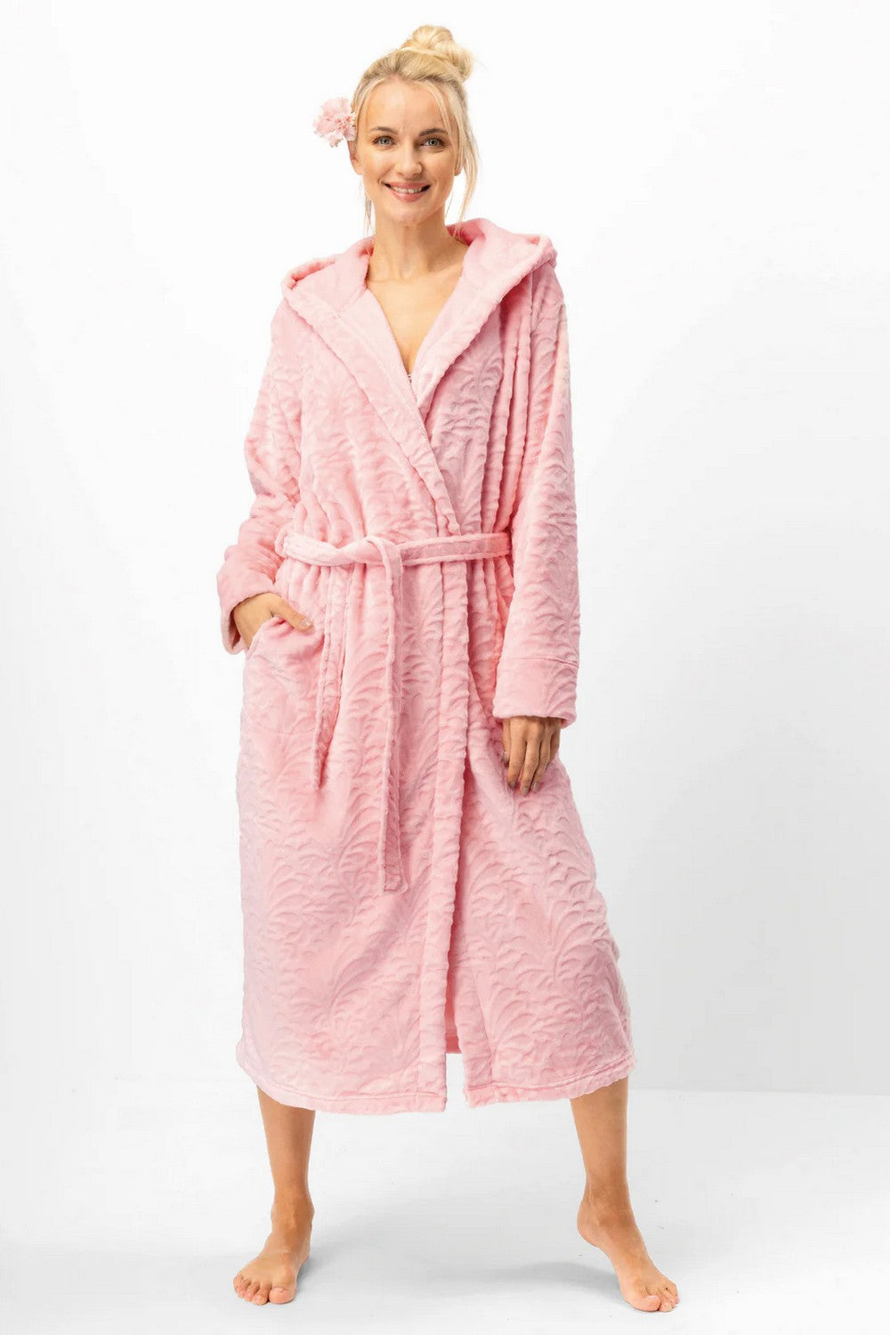 Халат из велсофта LGL 565 rose