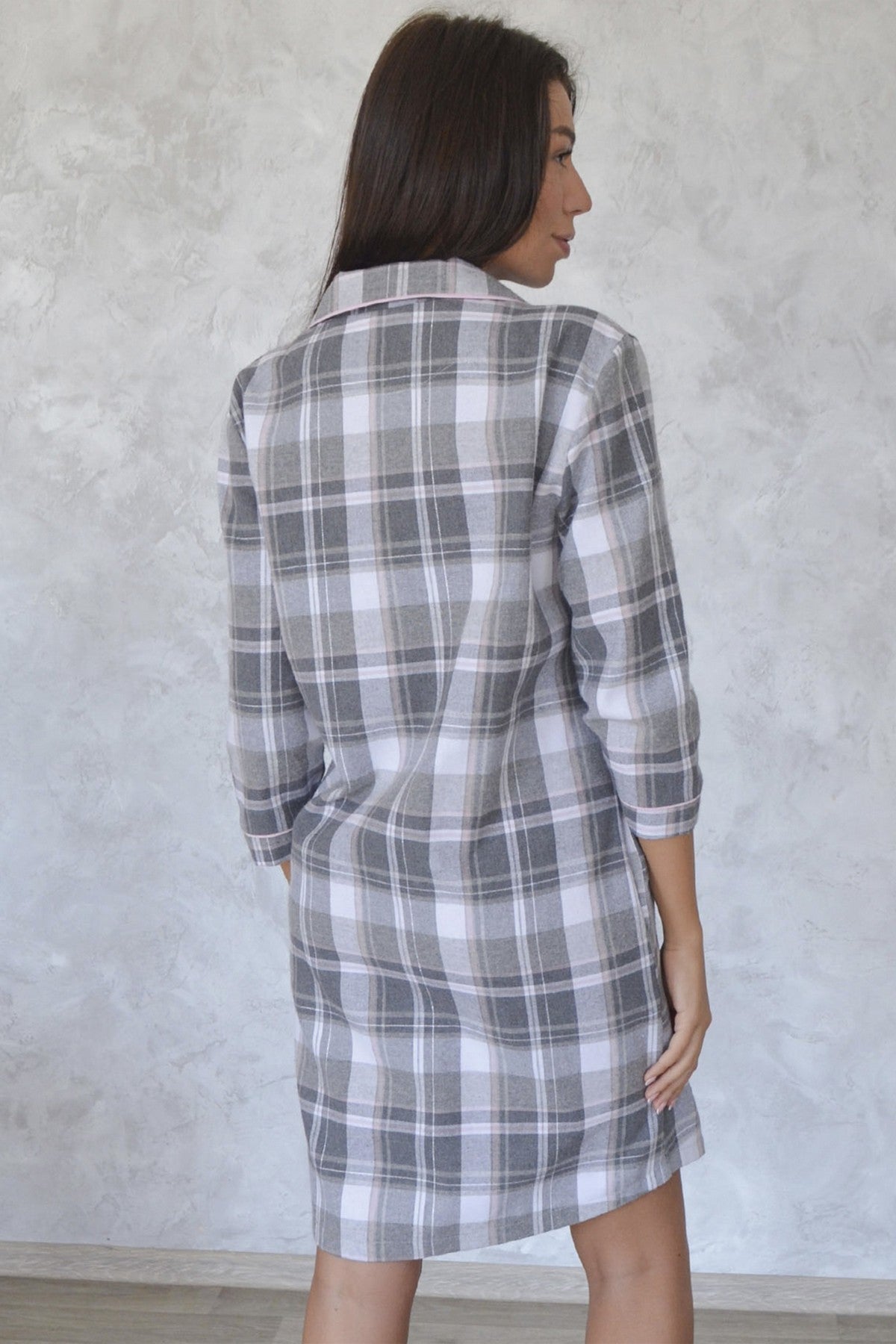 Хлопковое платье-халат 1244/67026