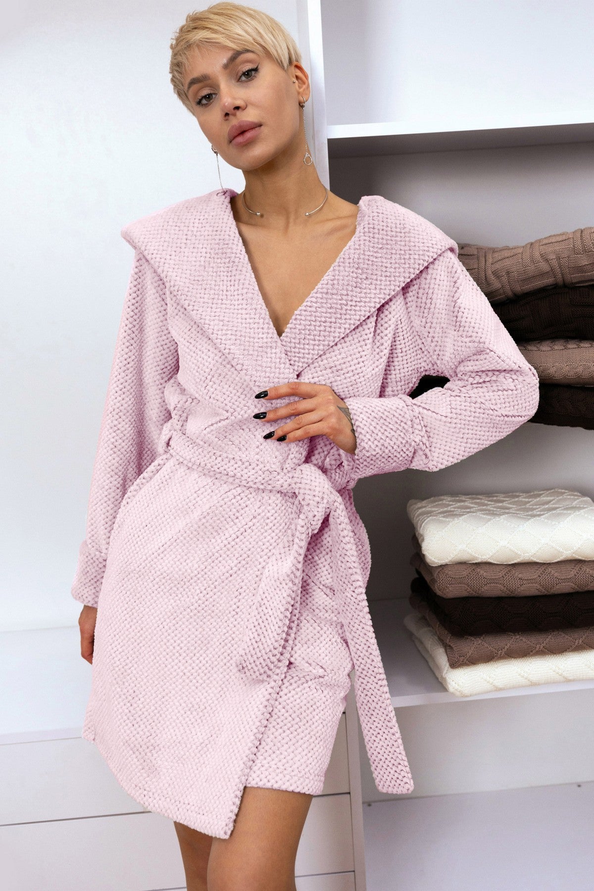 Халат из велсофта 1426/90020