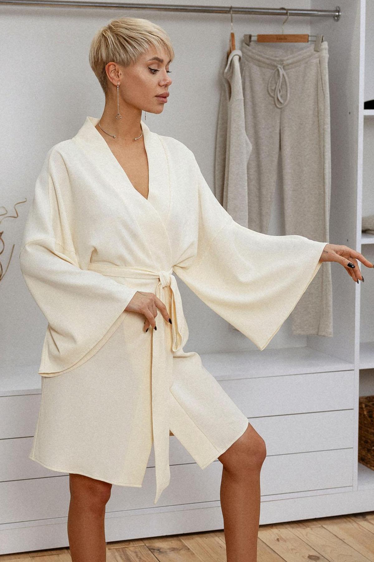 Хлопковый халат кимоно 1633/75003