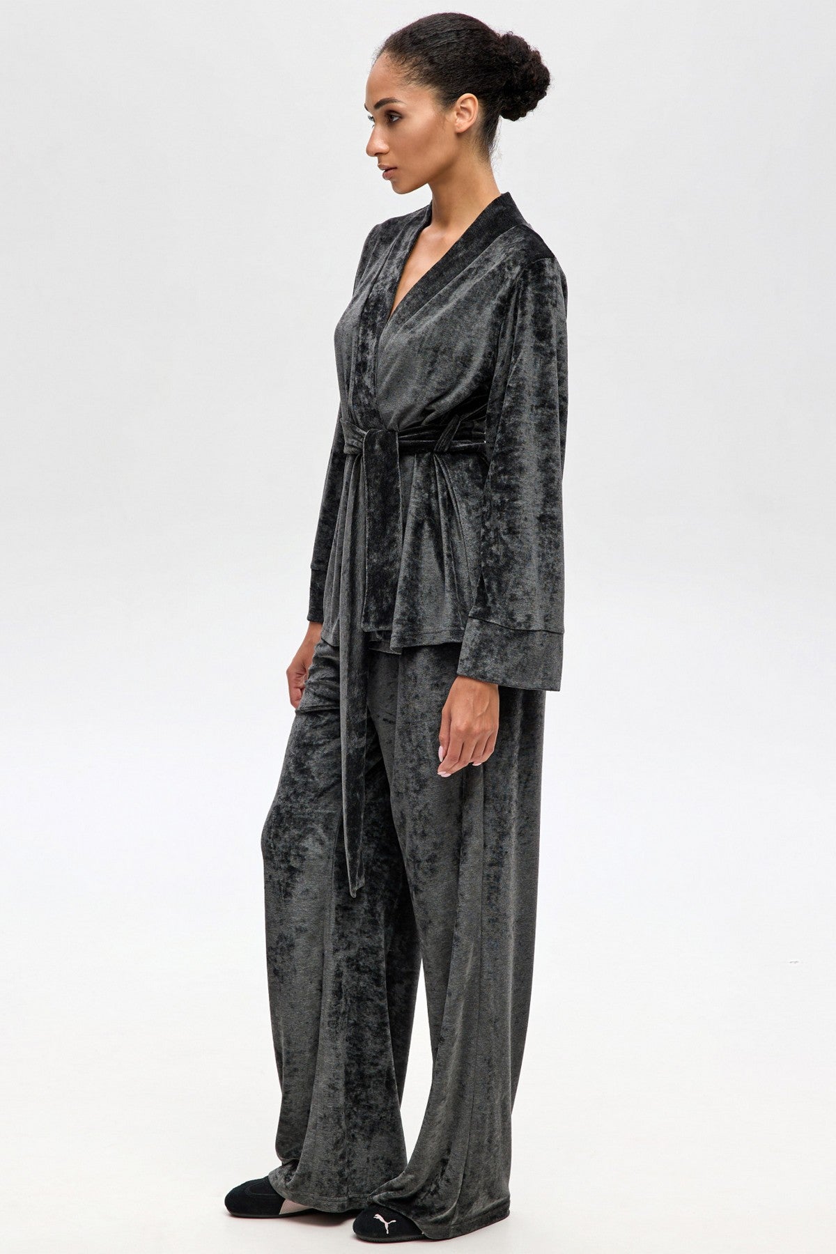 Велюровый халат 1822/80008