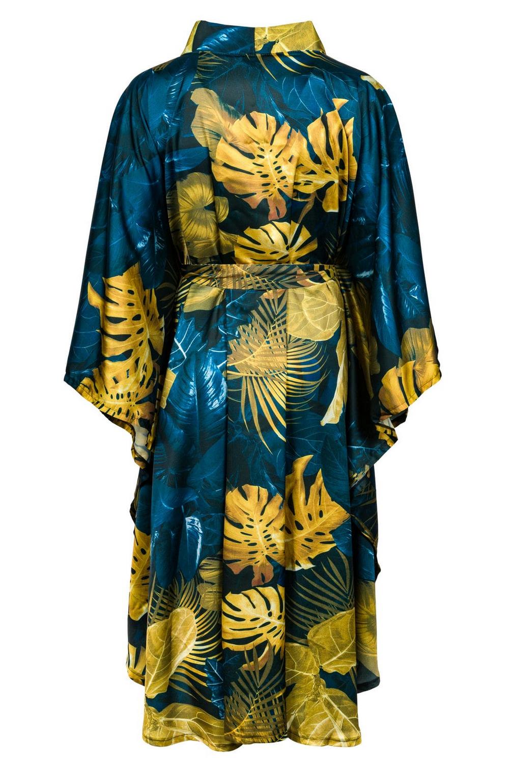 Атласный халат-кимоно Handis