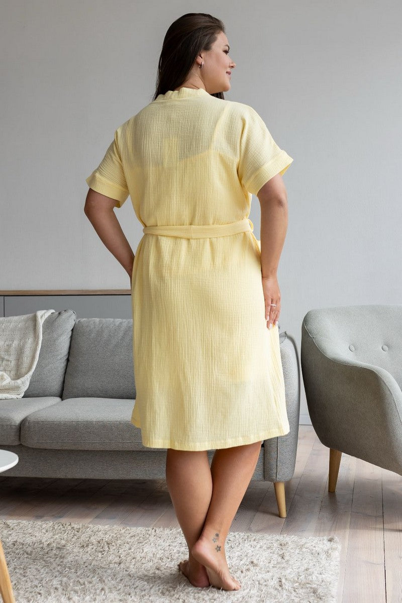 Халат из муслина Хж1806 yellow