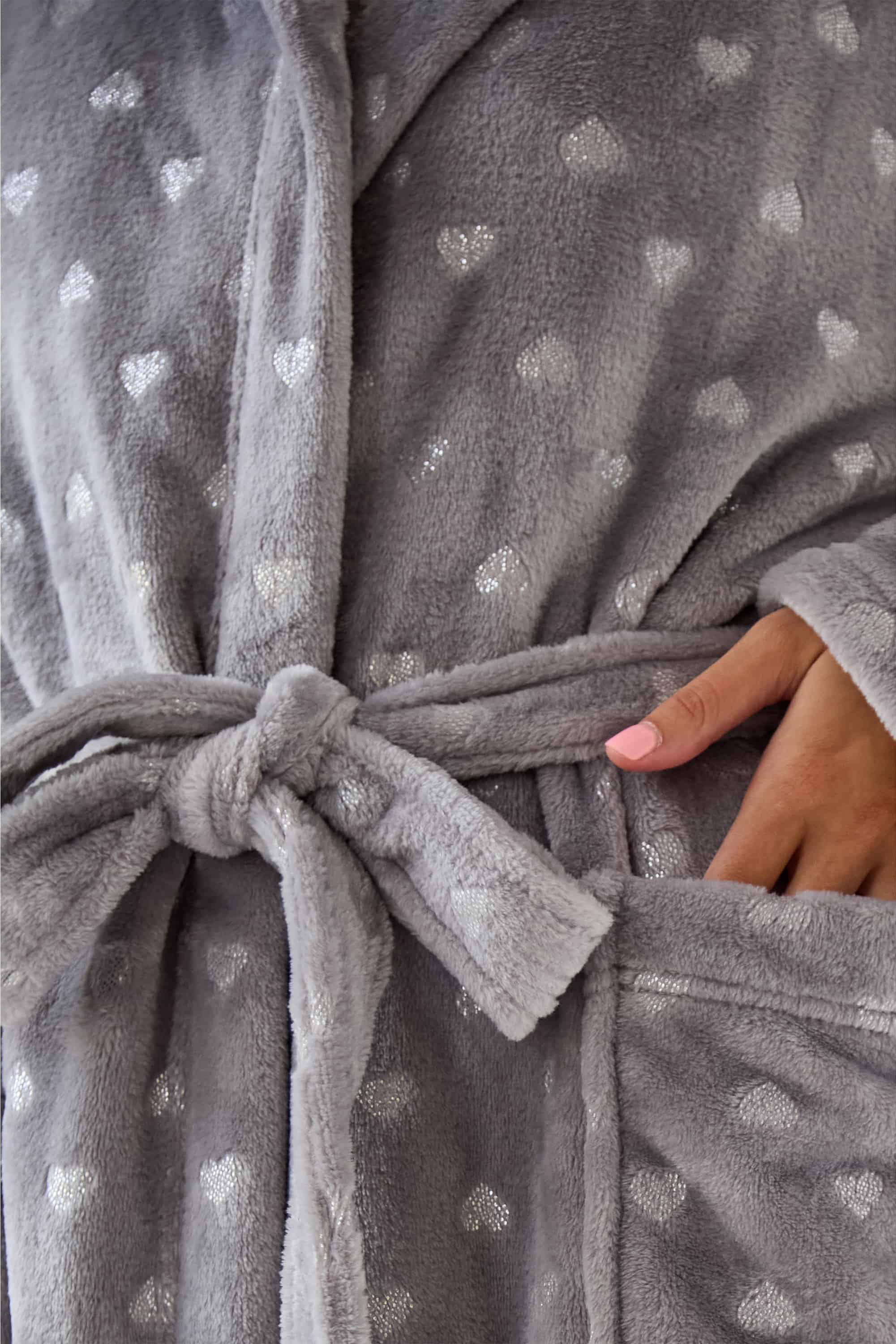 Халат з велсофту LH561-06 Royal Mile heart melange