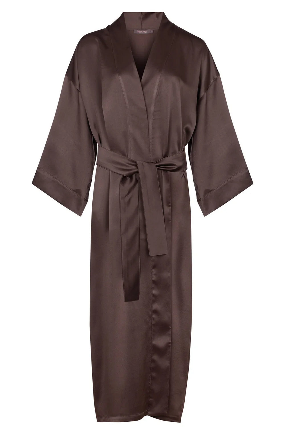Шелковый халат-кимоно 242207-21 The Lady chocolate