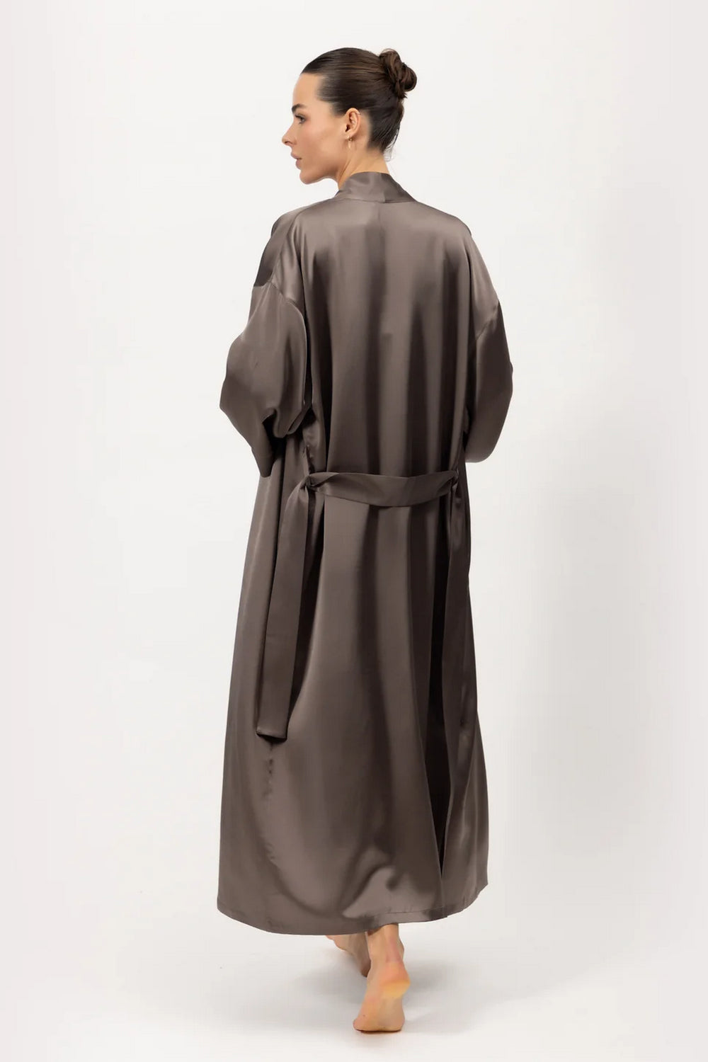 Шелковый халат-кимоно 242207-21 The Lady chocolate