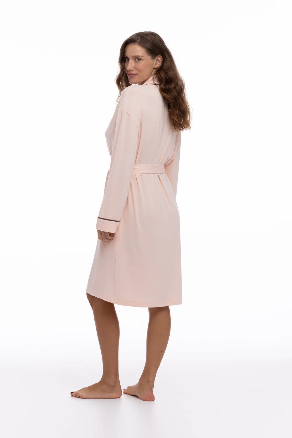 Халат из бамбука 251207-17 Classy Morning peach powder