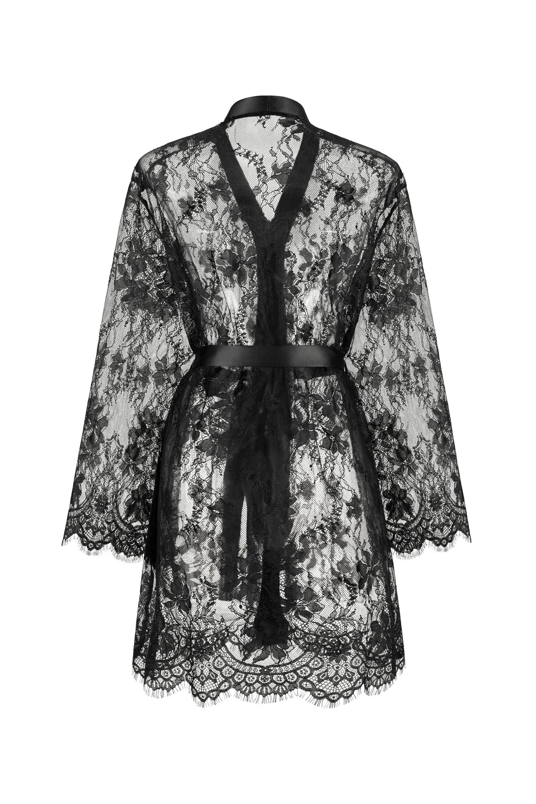 Кружевной пеньюар 814-6771 01 black