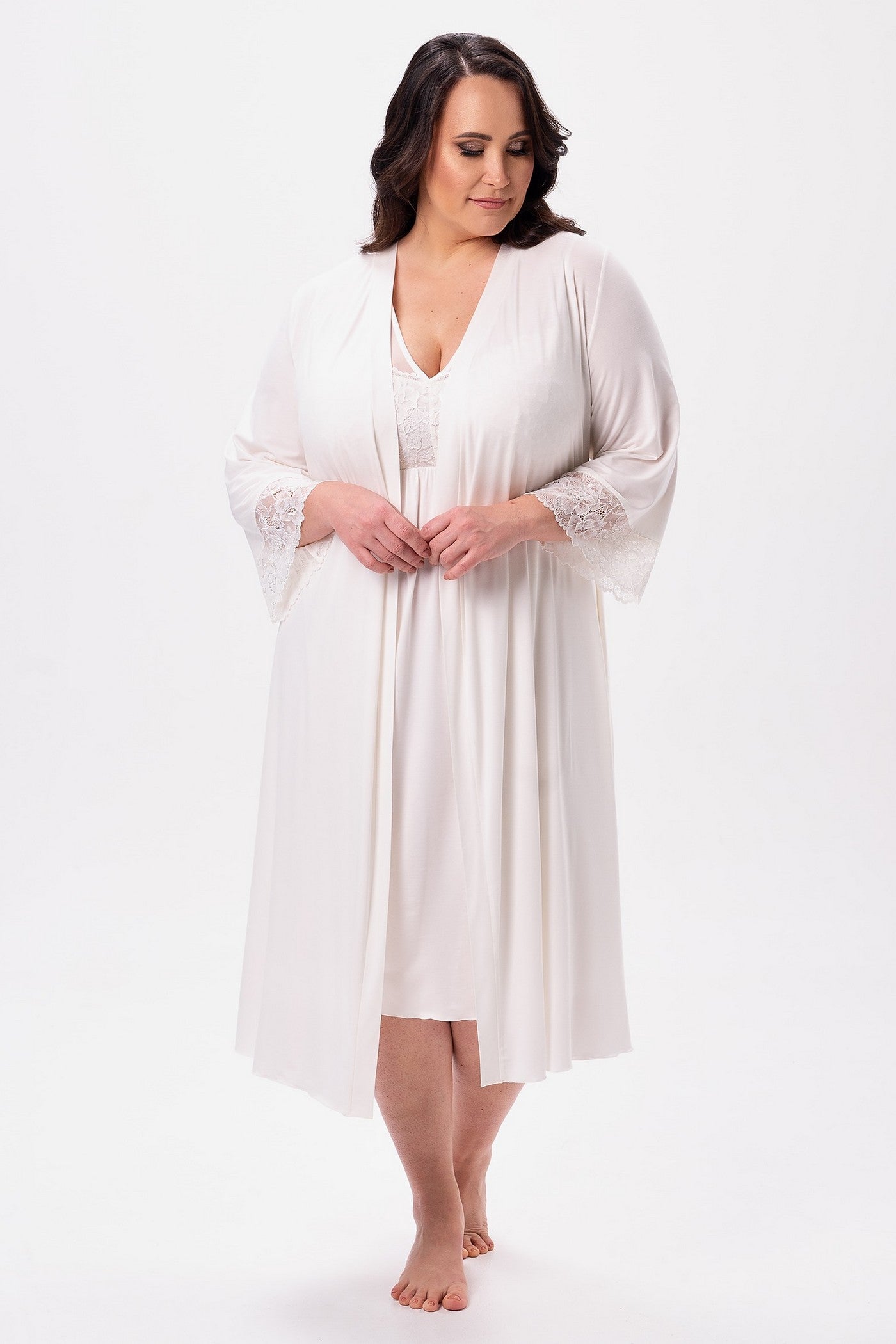 Халат из вискозы 2519/1 ecri