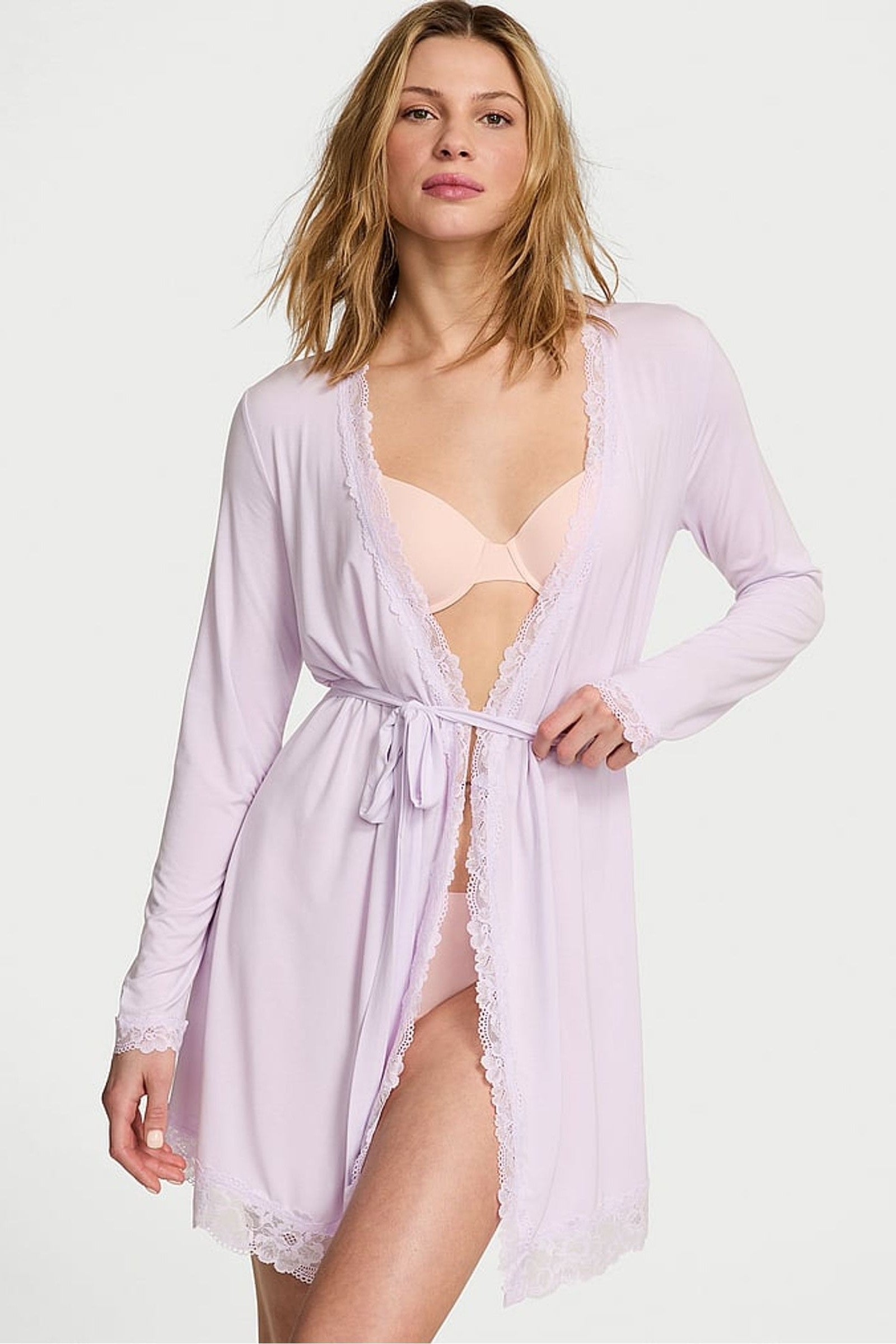 Халат из модала 755902172 lilac