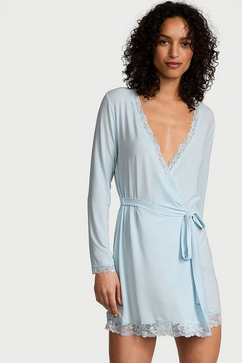 Халат из модала 908134350 blue