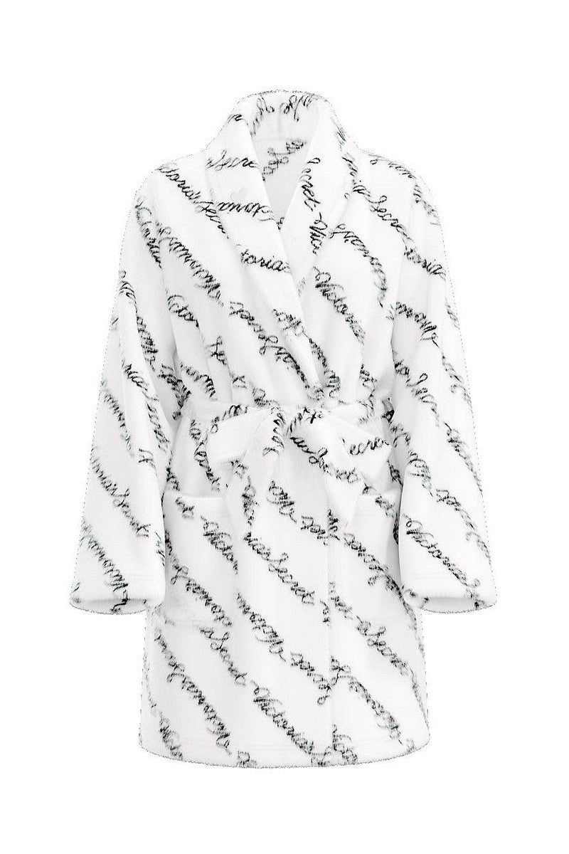 Плюшевый халат 989922222 white