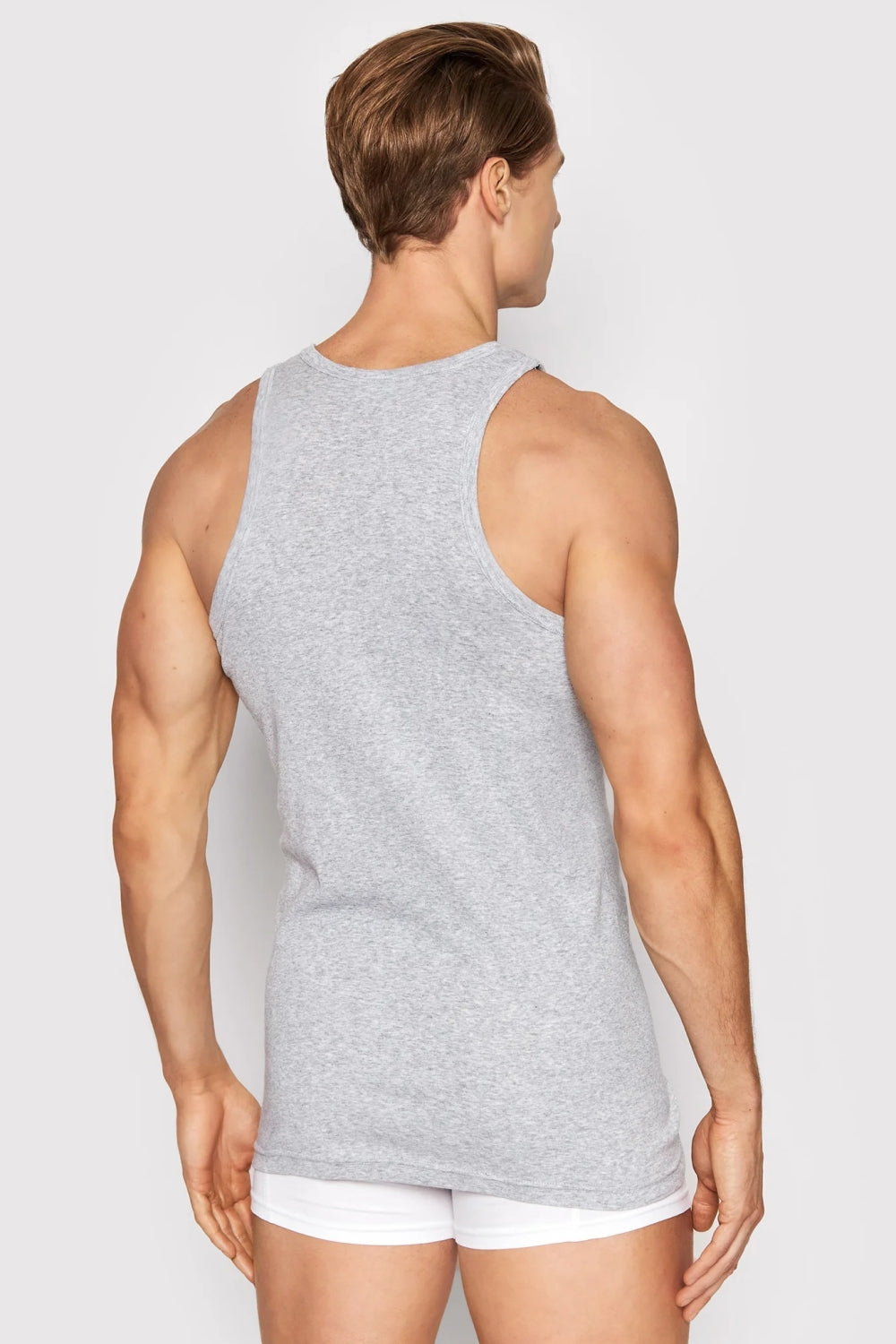 Хлопковая мужская майка без боковых швов 1480 Basic