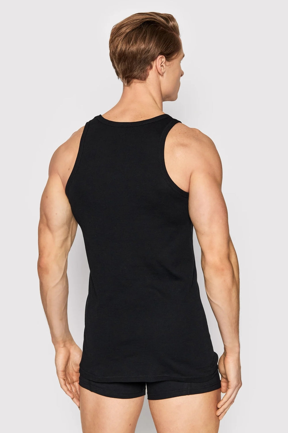 Хлопковая мужская майка без боковых швов 1480 Basic