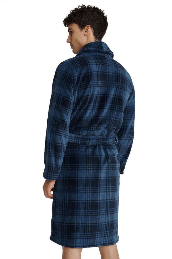 Мужской халат с поясом 40986 Urban blue