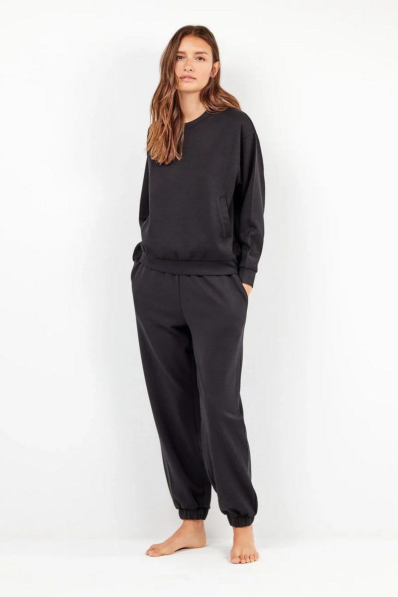 Трикотажное худи 2/70004 black