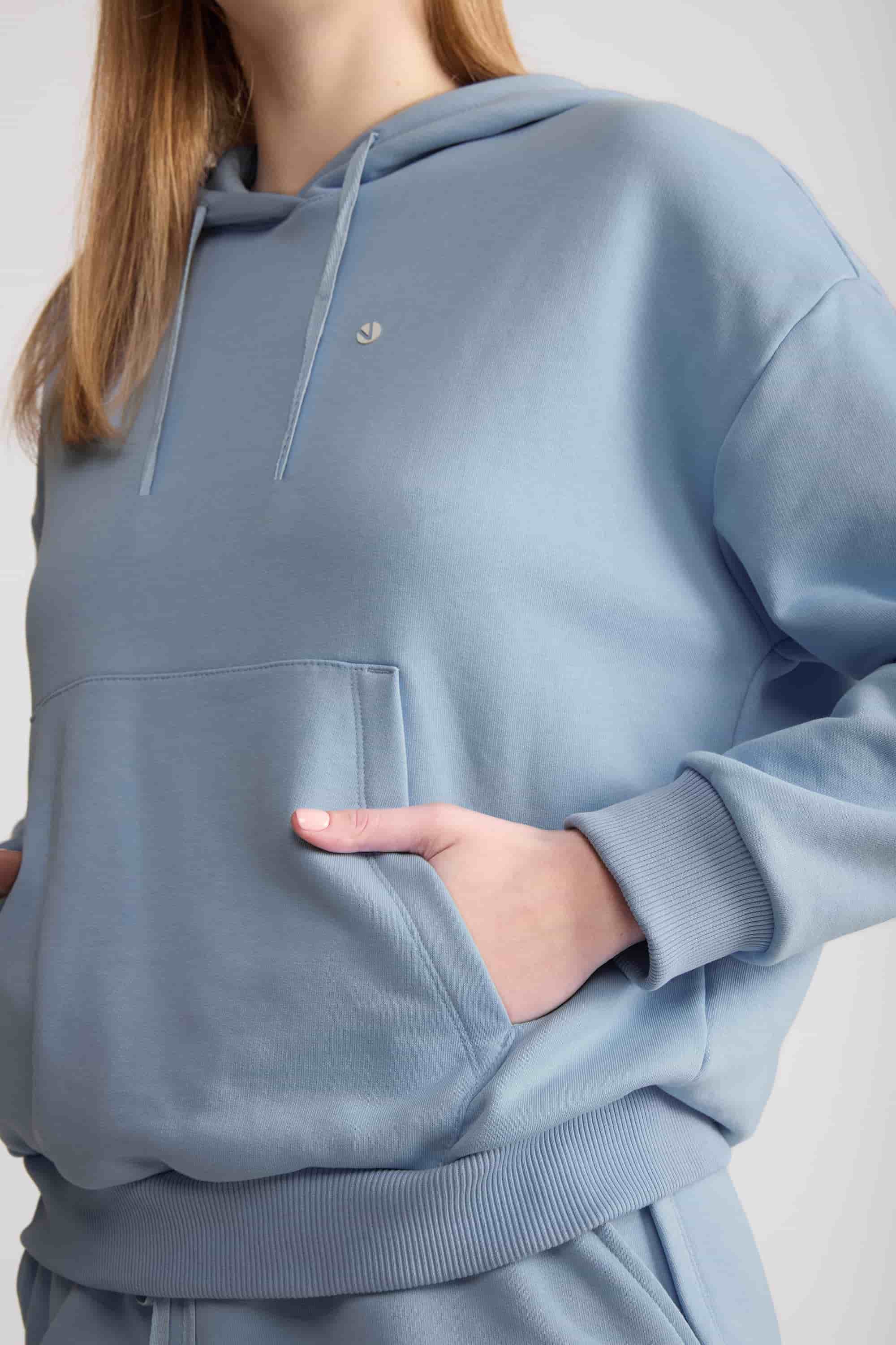 Трикотажное худи LH330-02 Malibu blue