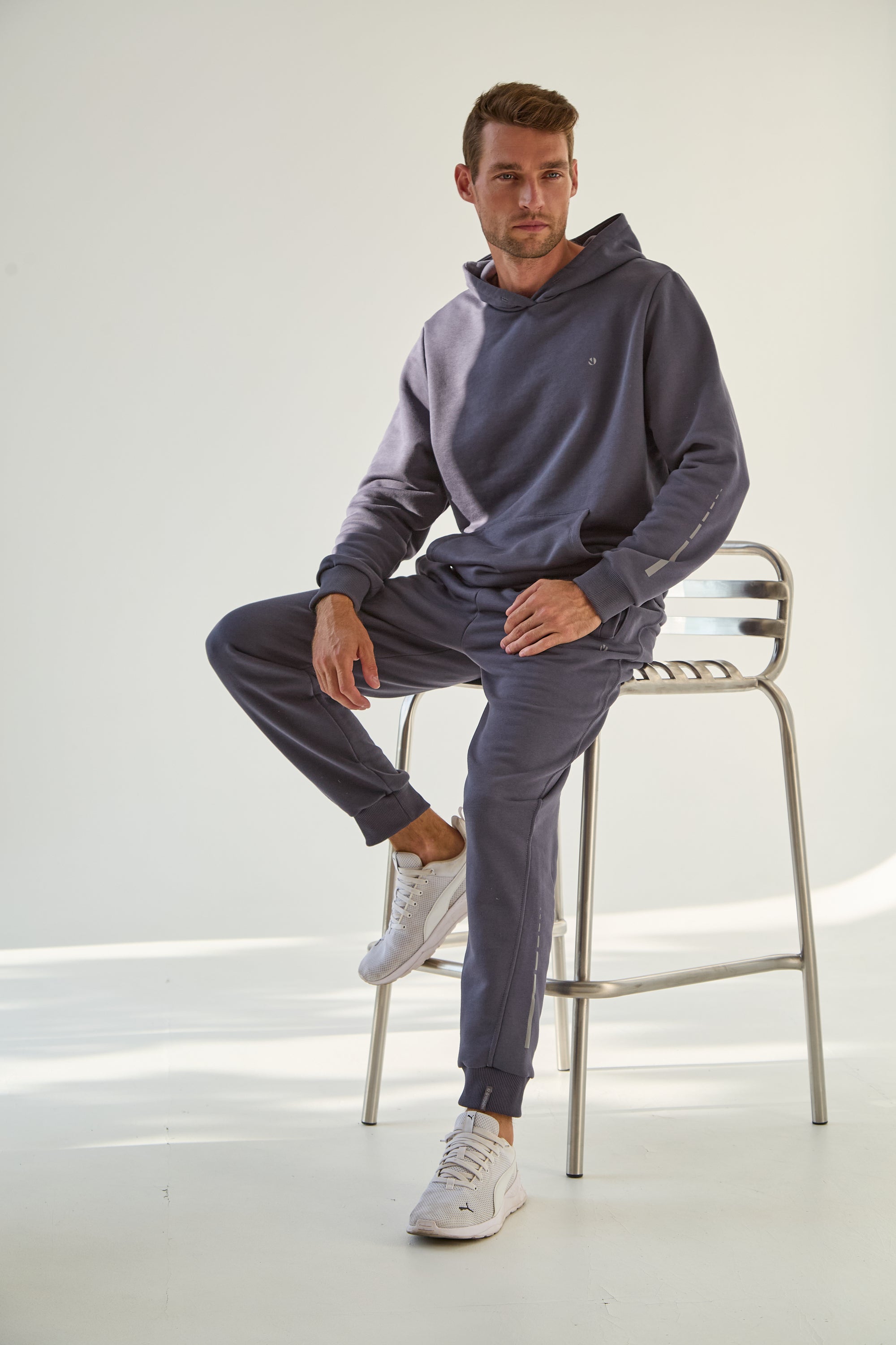 Мужское худи MH330-01 Everest gray