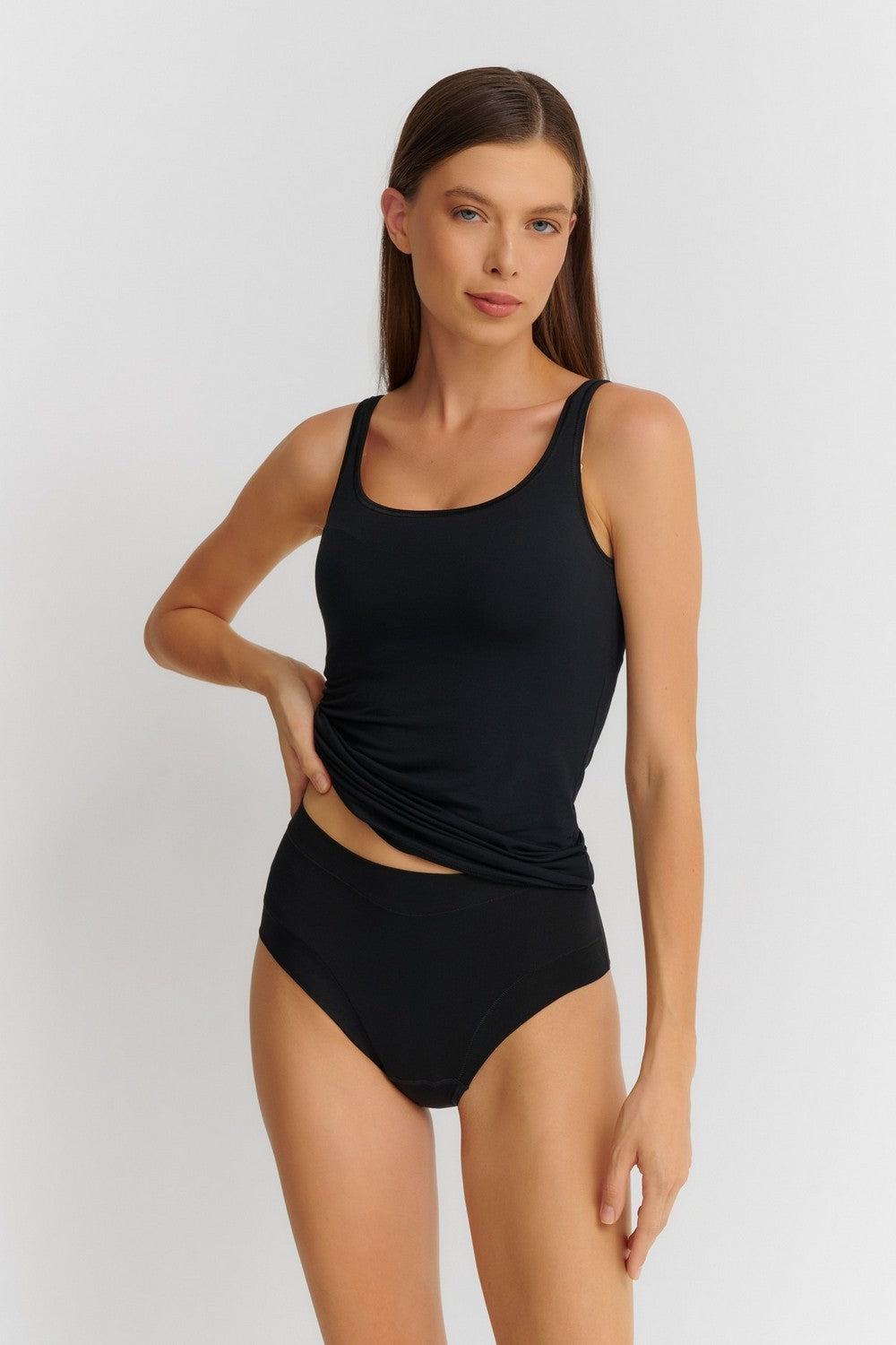 Бавовняні трусики сліпи 31637 Esencial (2 шт.) black