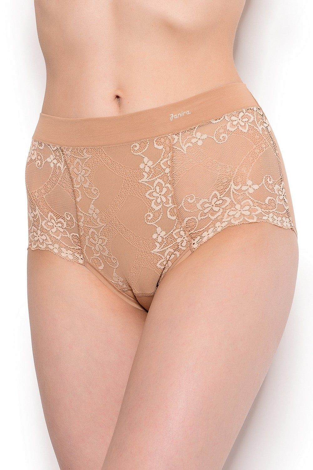 Бавовняні трусики сліпи з мереживом 31690 Braga charm cotton