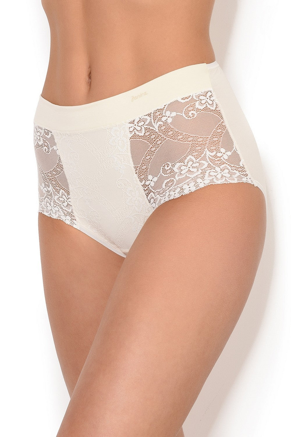 Бавовняні трусики сліпи з мереживом 31690 Braga charm cotton