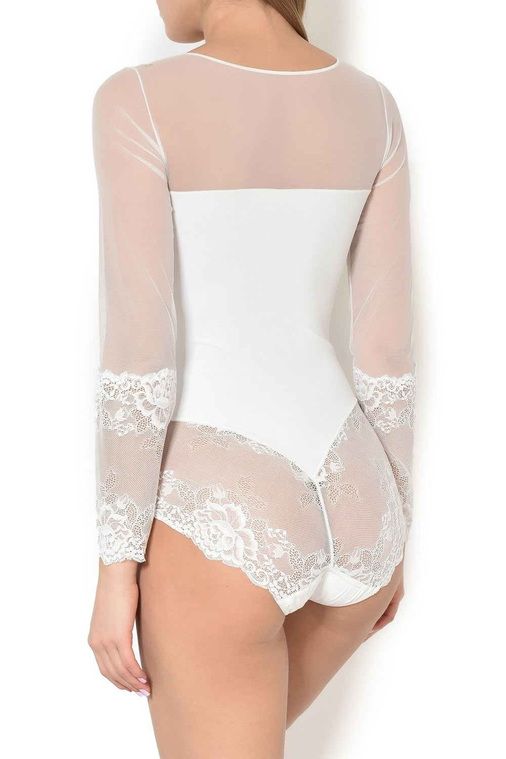 Боді з прозорими рукавами 45266 greta