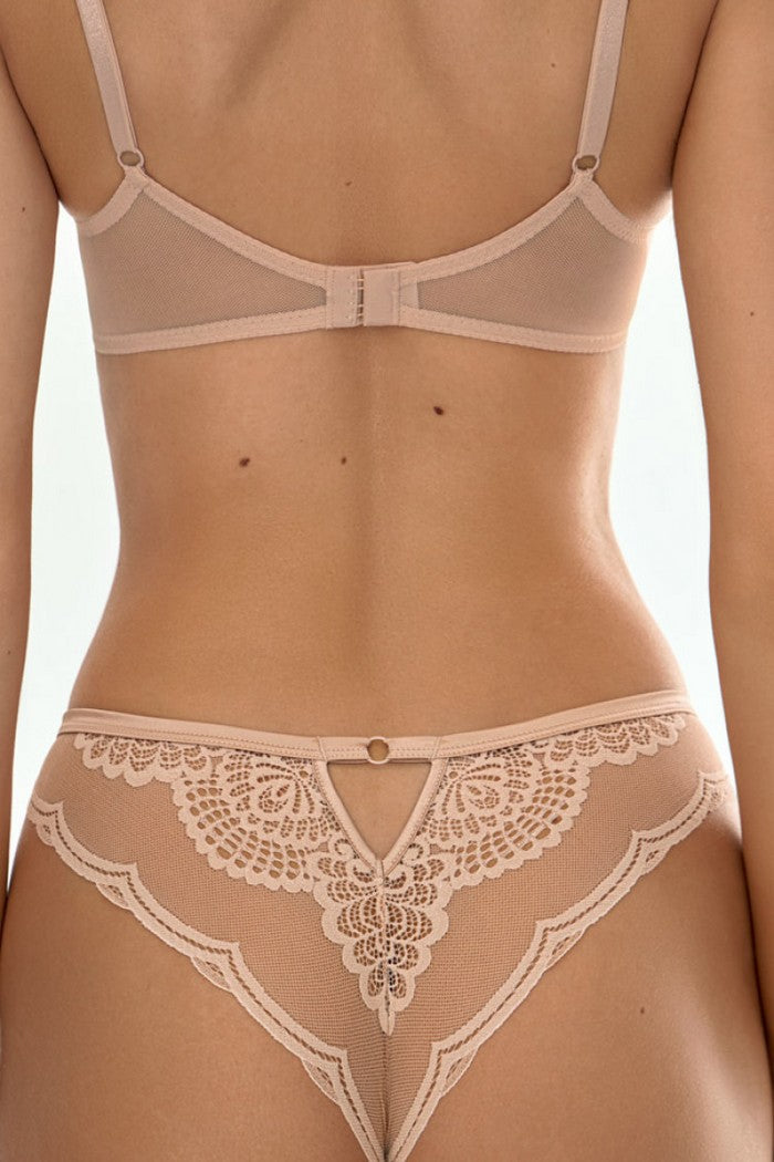Бюстгальтер із щільними чашками 1025/37 Diva beige Jasmine lingerie