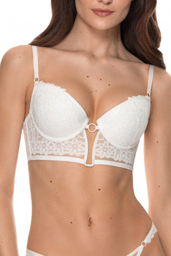 Кружевное бюстье пуш-ап 1119/76 Iris milk