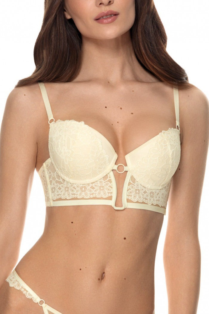 Кружевное бюстье пуш-ап 1119/76 Iris yellow