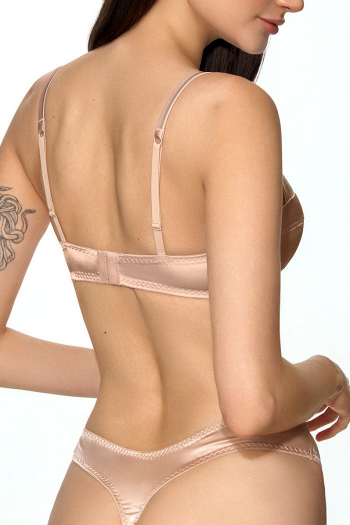 Напівдубльований бюстгальтер 1204/84 Magy beige Jasmine lingerie спина