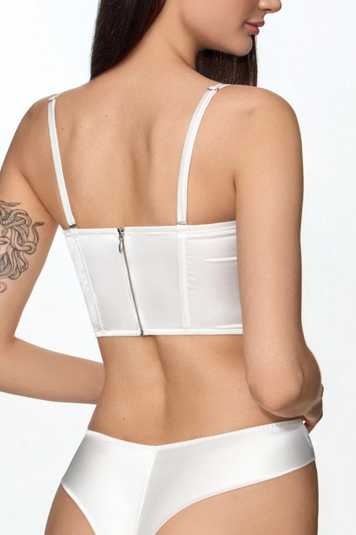 Корсет на кісточках 1205/84 Dase milk Jasmine lingerie спина