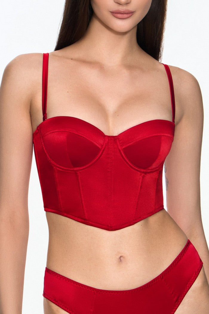 Корсет на кісточках 1205/84 Dase red Jasmine lingerie
