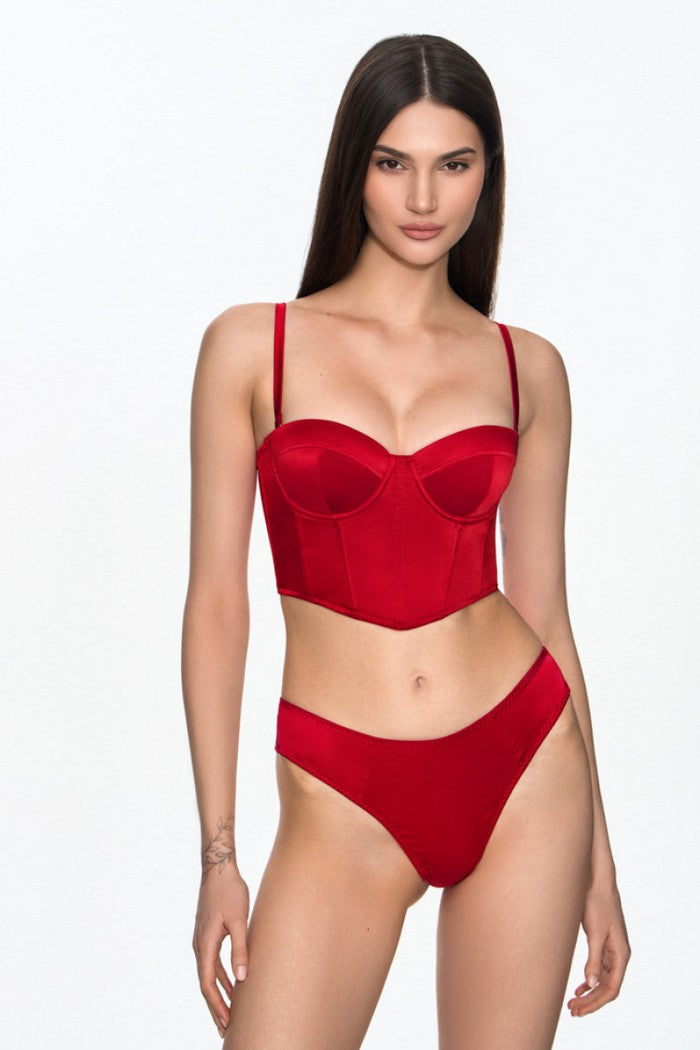 Корсет на кісточках 1205/84 Dase red Jasmine lingerie