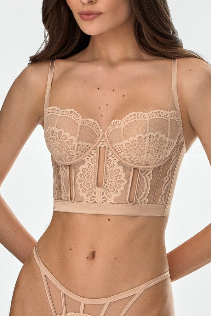 Мереживо з мережива 1491/37 Edry beige Jasmine lingerie