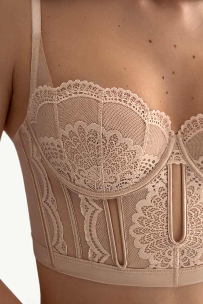Мереживо з мережива 1491/37 Edry beige Jasmine lingerie