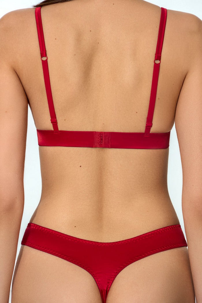 Бралет без кісточок 1623/84 Elli red Jasmine lingerie спина