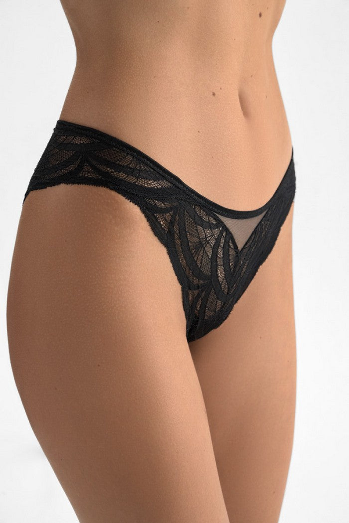 Мереживні трусики бразиліана 2235/57 Noela black Jasmine lingerie