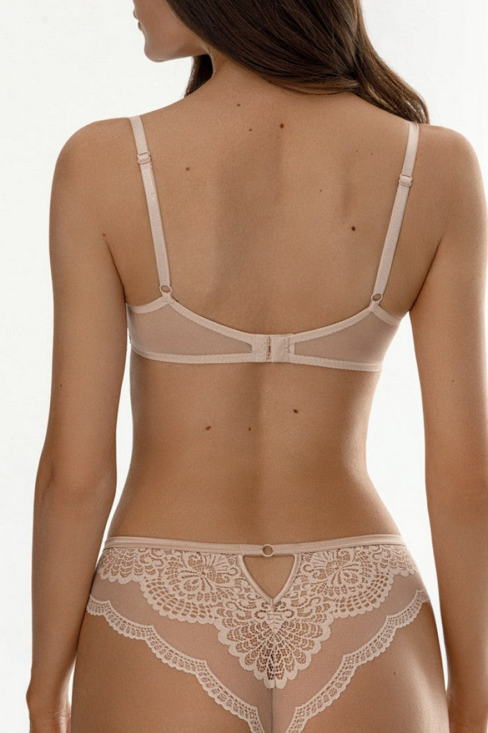 Мереживні трусики бразіліана 2277/37 Emidy beige Jasmine lingerie
