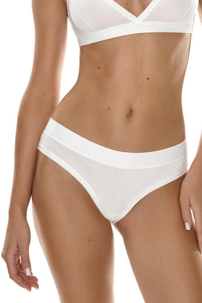 Хлопковые трусики слип 5214 Grace milk