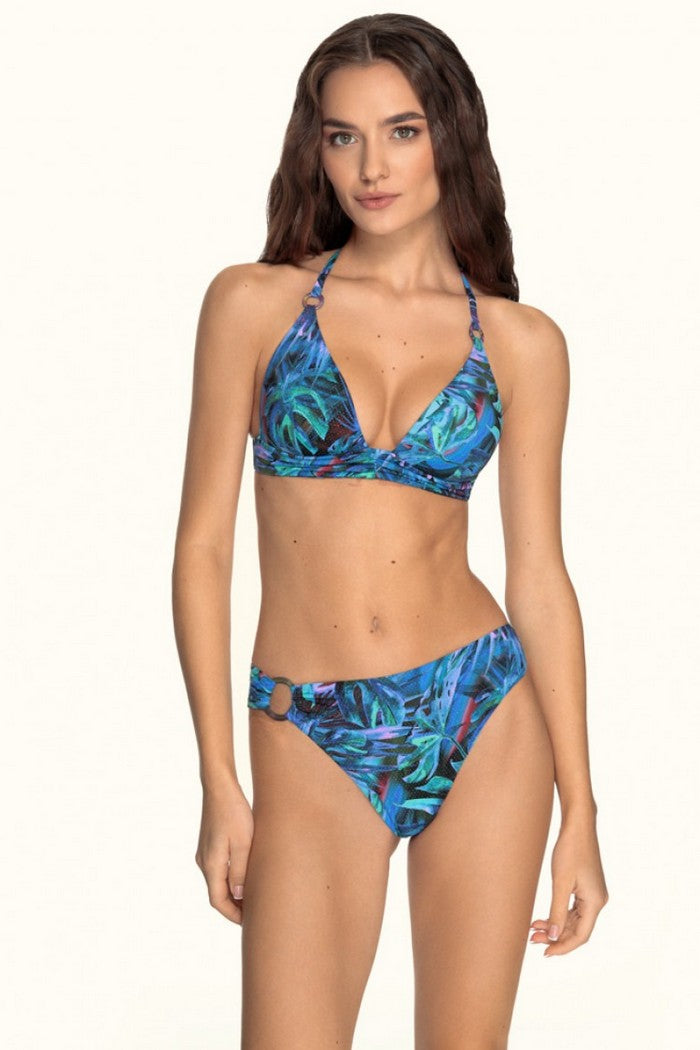 Купальный бюстгальтер с плотными чашками 6302/61 Megi blue