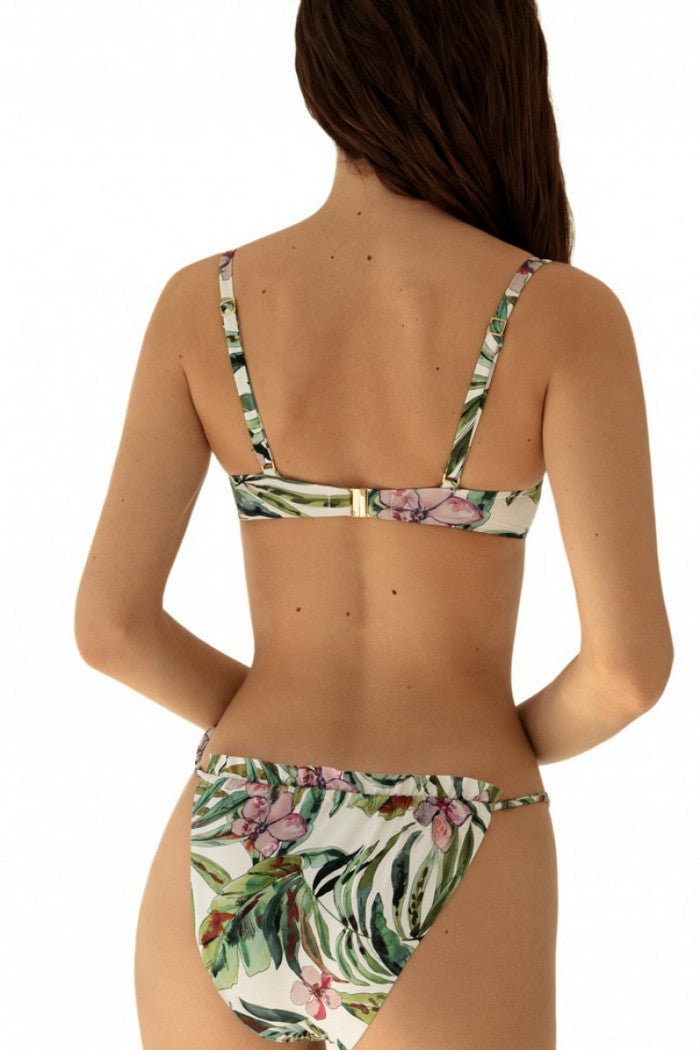 Купальные плавки бикини 6444/64 Noela white/green