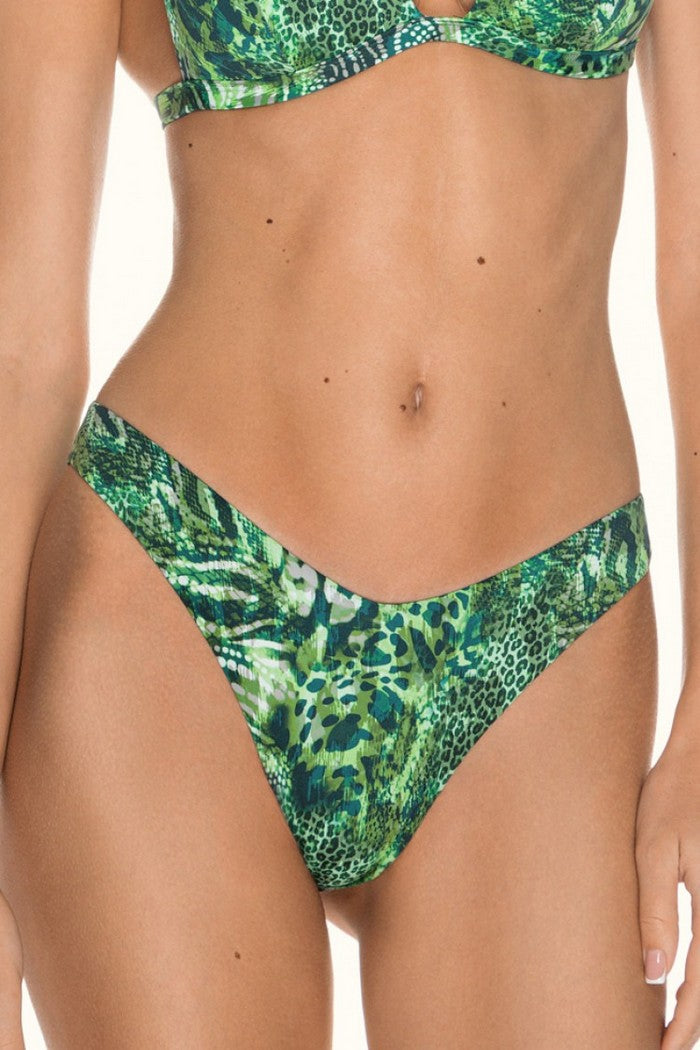 Купальные плавки с принтом 6454/65 Lauren green