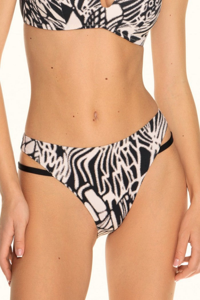 Купальные плавки слип 6476/68 Korina beige/black