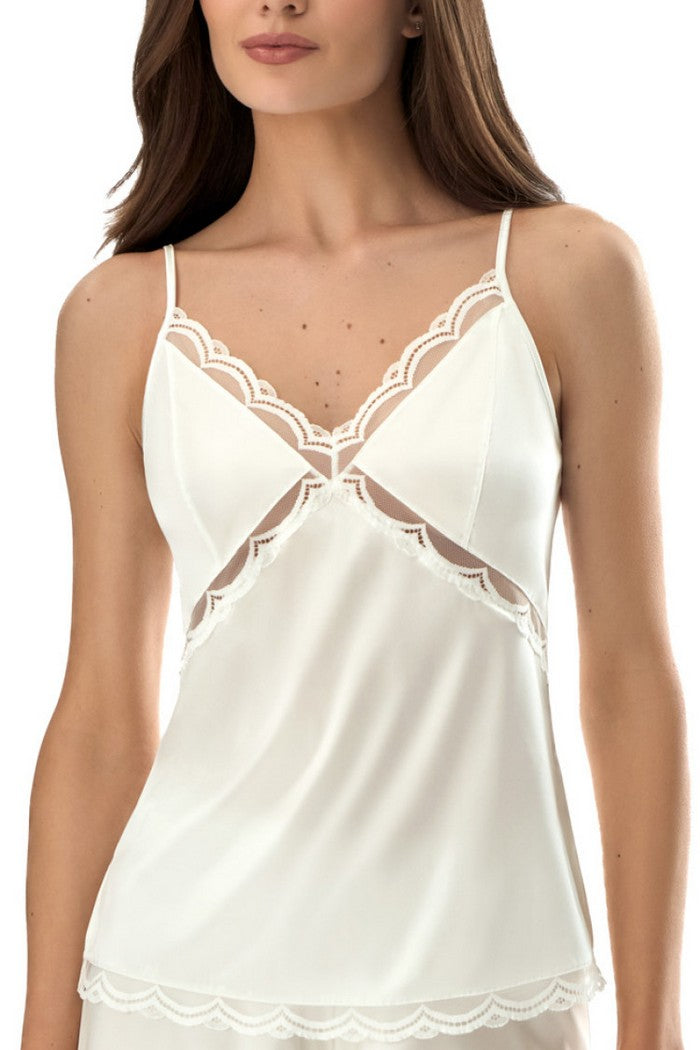 Майка майка з атласу 6611/37 Vlada milk Jasmine lingerie