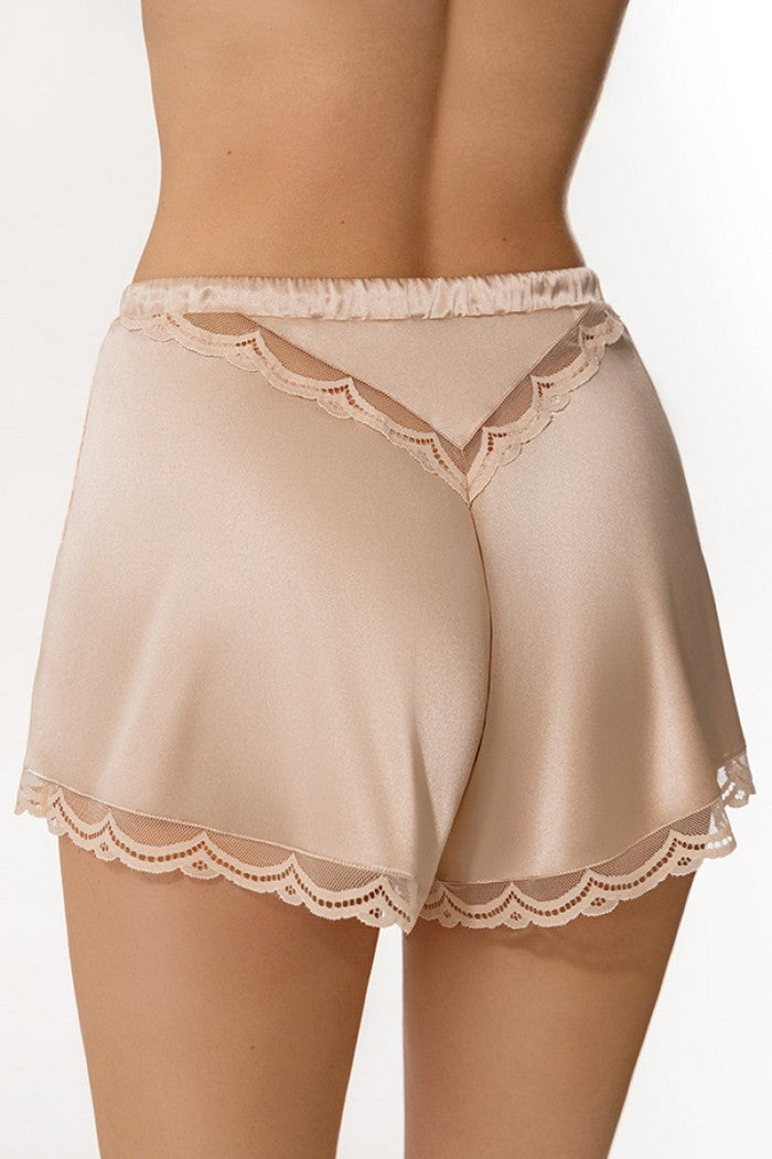 Піжамні шорти з атласу 6708/37 Cidny beige Jasmine lingerie