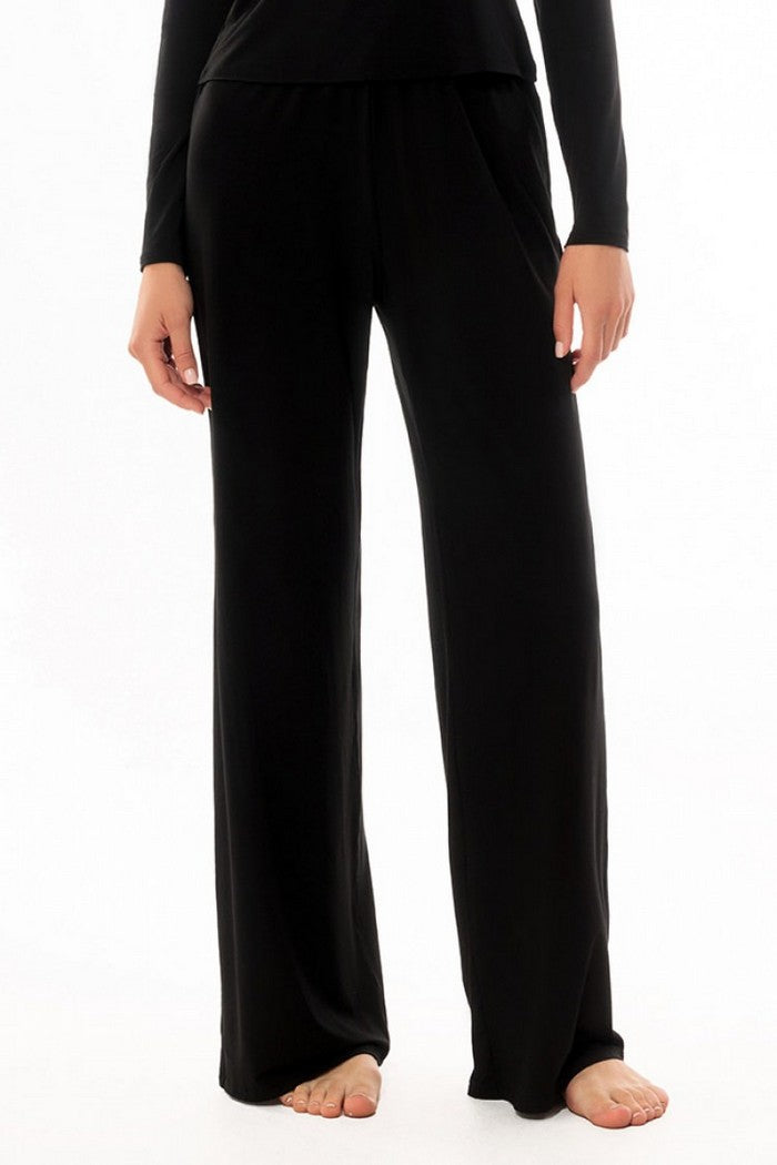 Пижамные брюки из вискозы 7902/11 Laurel black