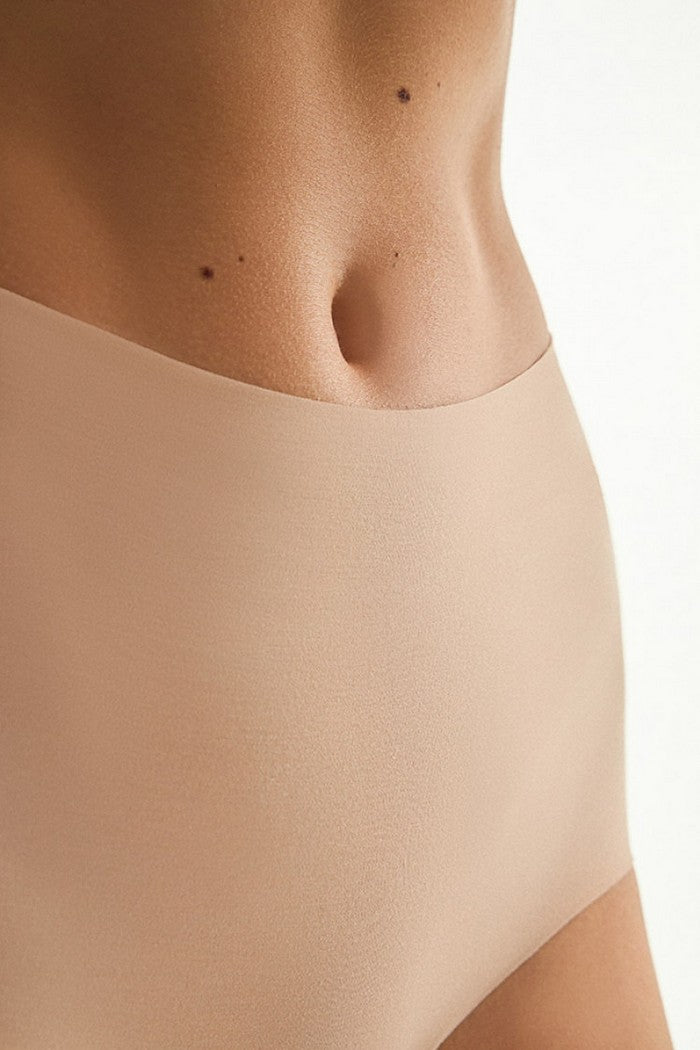 Трусики сліп із бавовни 9504 Celine light beige Jasmine lingerie