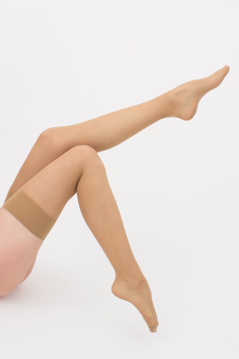 Класичні панчохи під пояс з гладкою коронкою Segreto 20 den